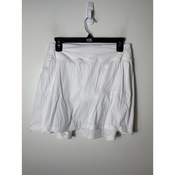 Lululemon Crisp White Athletic Skirt Sz 6 - Picture 1 of 2